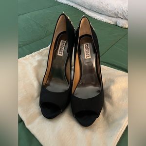 Badgley Mischka Embellished Heel